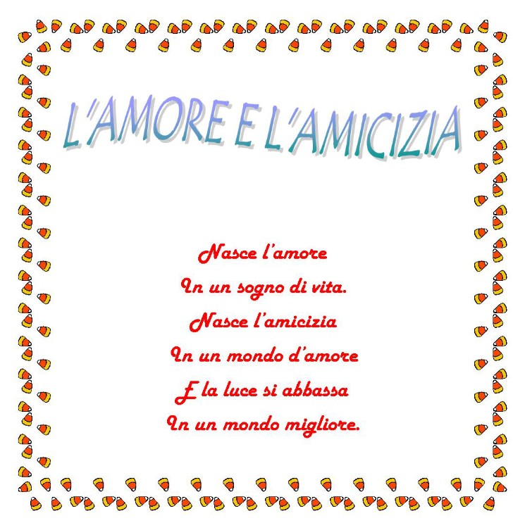 L Amore E L Amicizia Letteratura E Poesia Italiana Elisabetta Turano Scrittrice Pediatria Dell Ospedale Di Niguarda